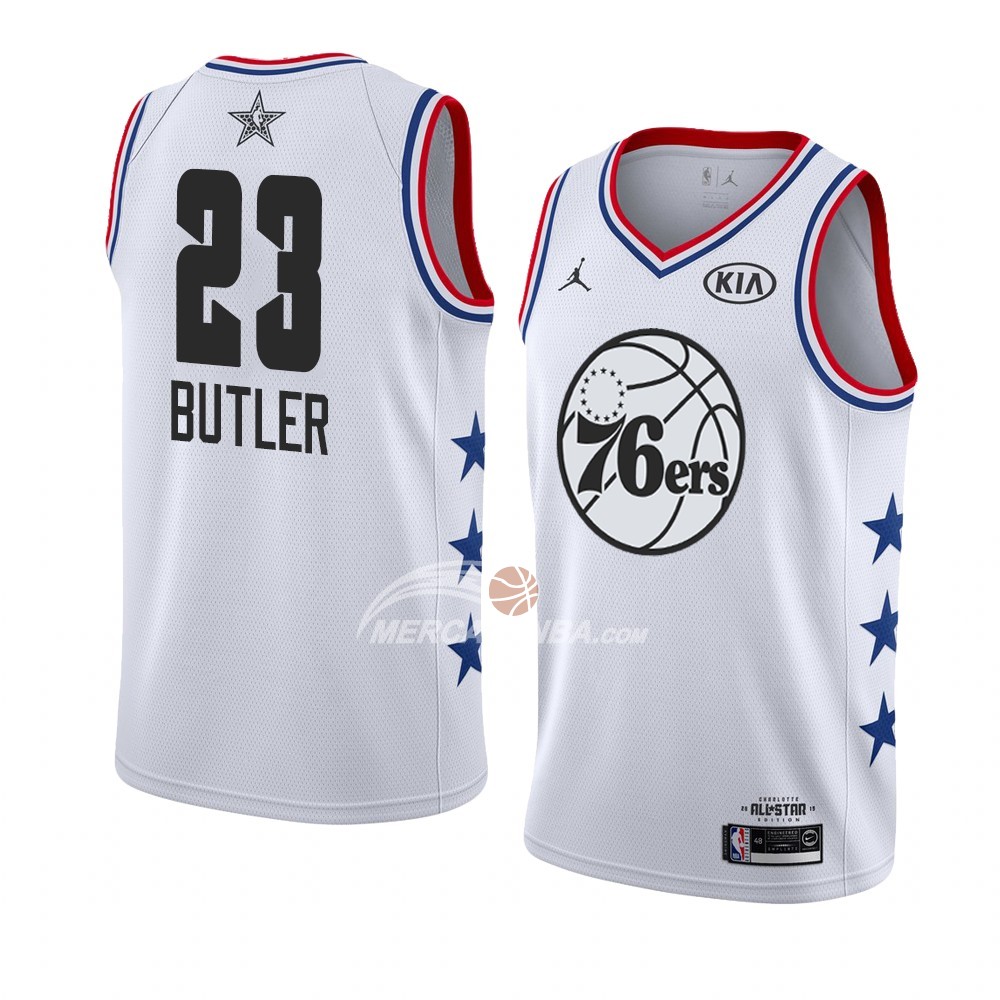 Maglia All Star 2019 Philadelphia 76ers Jimmy Butler Bianco